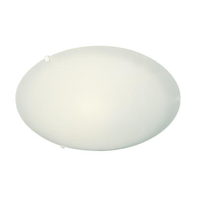 *** Disc *** Frost Ceiling Light White E27 1x60w