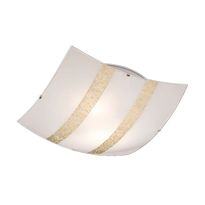 *** Disc *** Ceiling Light Square Gold E27 3x60w