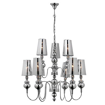 *** Disc *** 9LT Tellus Chandelier White