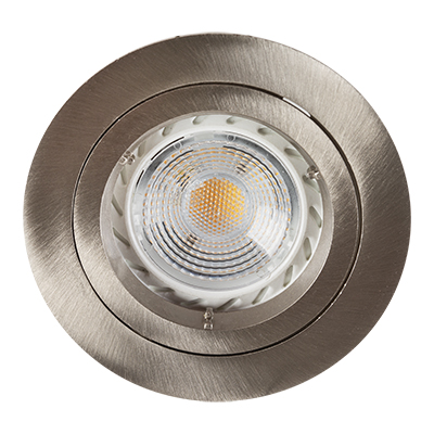 ***Die Cast Downlight 82mm Dia Satin Chrome GU10 (D108SC)