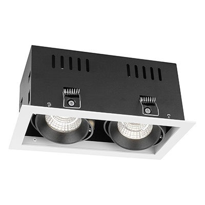 *** Disc *** D/Light Rectangular White LED 2 x9w 3000K