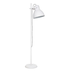 *** Disc *** Floor Light Steel White 1xE27