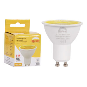 GU10 Coloured 5w LED Yellow