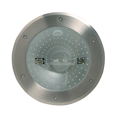 *** Disc *** Ground Light Recessed Stainless Steel 1xRx7s Metal Halide