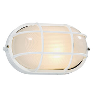 *** Disc *** Bulkhead Oval Large Grid White 1xPL18