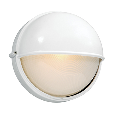 ***disc***Round Large Eyelid Bulkhead White 1xE27