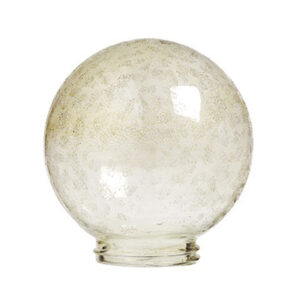 Bowl 160mm Semi-iced Screw Neck Amber (CO161)