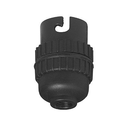 *** Disc *** Lampholder B22 Nylon Black 10mm (EA179B)