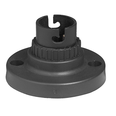 *** Disc *** Lampholder B22 Nylon Black Batten (EA177B)