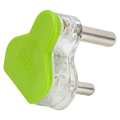 Plug Top 16Amp 3Pin ("Radi" Plug) Green