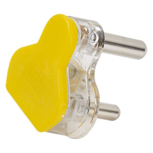 Plug Top 16Amp 3Pin ("Radi" Plug) Yellow