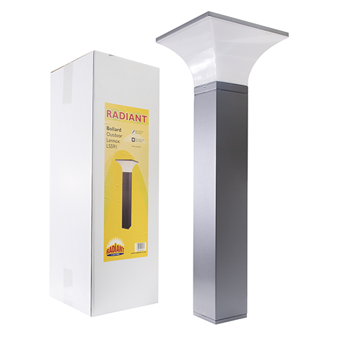 Lennox Bollard 650mm Dark Grey