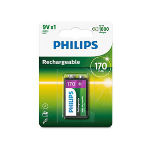 ***Philips Rechargeable 9V Battery 8.4V 1 Pack