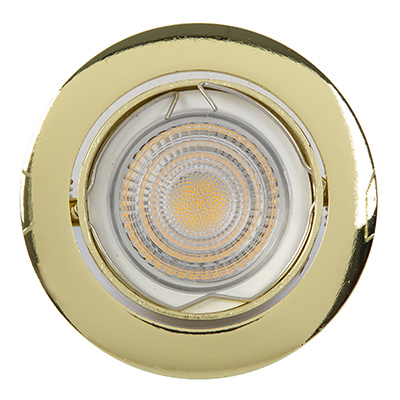 ***Die Cast Downlight 80mm Dia Gold NO L/Holder