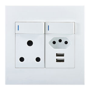 Horizon Modern Sng. Soc.+Euro+2xUSB White