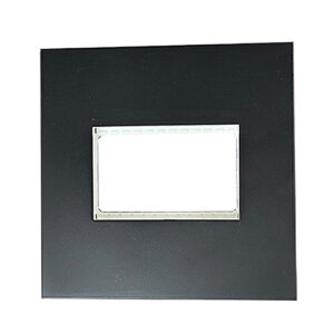 Horizon Modern Single Socket Grid Black