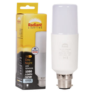 Stick Lamp T44 Day/Night Sensor 12w LED B22 4000K 105lm