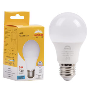 A60 6w LED E27 6500K Box 105lm