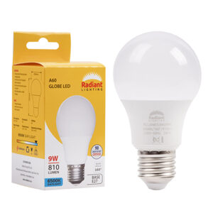 A60 9w LED E27 6500K Box 105lm