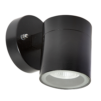 ***Beam Outdoor Wall Light Black GU10x1