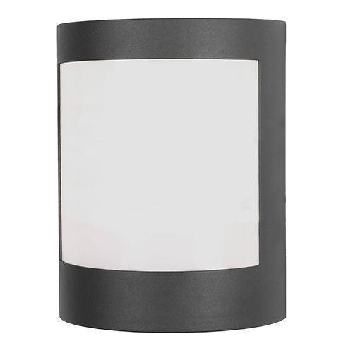 Plain Outdoor Wall Light Black