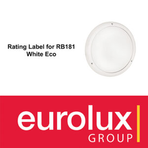 Rating Label for RB181 White Eco